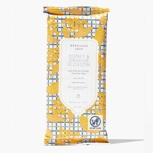 Beekman 1802 Face & Body Cleansing Wipes NIB (2) 6oz. / 30wipes